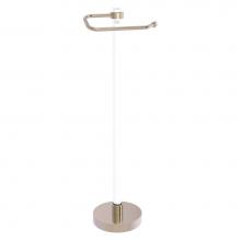 Allied Brass CVTS-25-PEW - Clearview Collection Euro Style Free Standing Toilet Paper Holder - Antique Pewter