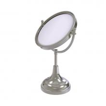Allied Brass DM-2/2X-SN - 8 Inch Vanity Top Make-Up Mirror 2X Magnification