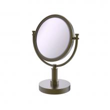 Allied Brass DM-4G/3X-ABR - 8 Inch Vanity Top Make-Up Mirror 3X Magnification