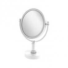 Allied Brass DM-4G/3X-WHM - 8 Inch Vanity Top Make-Up Mirror 3X Magnification