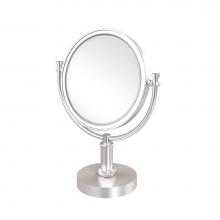 Allied Brass DM-4T/3X-SCH - 8 Inch Vanity Top Make-Up Mirror 3X Magnification