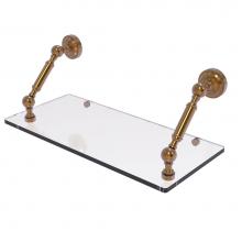 Allied Brass DT-1-18-BBR - Dottingham Collection 18 Inch Floating Glass Shelf