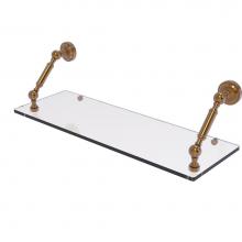 Allied Brass DT-1-24-BBR - Dottingham Collection 24 Inch Floating Glass Shelf