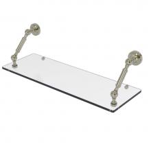 Allied Brass DT-1-24-PNI - Dottingham Collection 24 Inch Floating Glass Shelf
