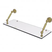 Allied Brass DT-1-24-SBR - Dottingham Collection 24 Inch Floating Glass Shelf