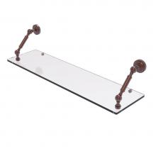 Allied Brass DT-1-30-CA - Dottingham Collection 30 Inch Floating Glass Shelf