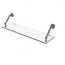 Allied Brass DT-1-30-GYM - Dottingham Collection 30 Inch Floating Glass Shelf
