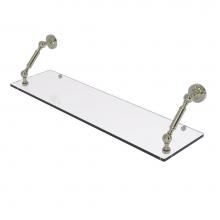 Allied Brass DT-1-30-PNI - Dottingham Collection 30 Inch Floating Glass Shelf