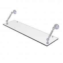 Allied Brass DT-1-30-SCH - Dottingham Collection 30 Inch Floating Glass Shelf