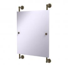 Allied Brass DT-27-92-ABR - Dottingham Collection Rectangular Frameless Rail Mounted Mirror