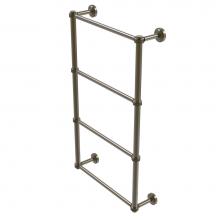Allied Brass DT-28D-36-ABR - Dottingham Collection 4 Tier 36 Inch Ladder Towel Bar with Dotted Detail