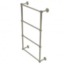 Allied Brass DT-28D-36-PNI - Dottingham Collection 4 Tier 36 Inch Ladder Towel Bar with Dotted Detail