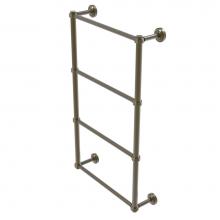 Allied Brass DT-28G-24-ABR - Dottingham Collection 4 Tier 24 Inch Ladder Towel Bar with Groovy Detail