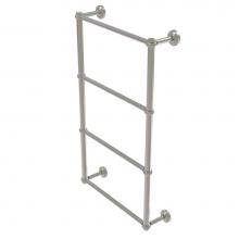 Allied Brass DT-28T-24-SN - Dottingham Collection 4 Tier 24 Inch Ladder Towel Bar with Twisted Detail
