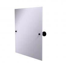Allied Brass DT-92-BKM - Frameless Rectangular Tilt Mirror with Beveled Edge