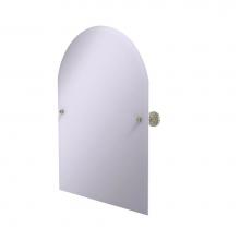 Allied Brass DT-94-PNI - Frameless Arched Top Tilt Mirror with Beveled Edge
