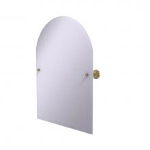 Allied Brass DT-94-UNL - Frameless Arched Top Tilt Mirror with Beveled Edge