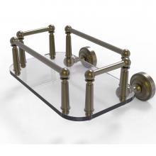 Allied Brass DT-GT-5-ABR - Dottingham Collection Wall Mounted Glass Guest Towel Tray