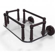 Allied Brass DT-GT-5-ABZ - Dottingham Collection Wall Mounted Glass Guest Towel Tray