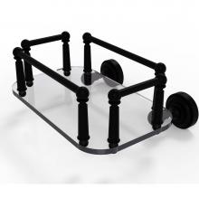 Allied Brass DT-GT-5-BKM - Dottingham Collection Wall Mounted Glass Guest Towel Tray