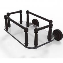 Allied Brass DT-GT-5-ORB - Dottingham Collection Wall Mounted Glass Guest Towel Tray