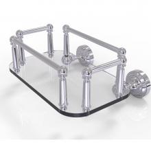 Allied Brass DT-GT-5-PC - Dottingham Collection Wall Mounted Glass Guest Towel Tray
