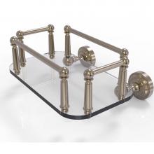 Allied Brass DT-GT-5-PEW - Dottingham Collection Wall Mounted Glass Guest Towel Tray