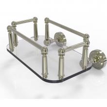 Allied Brass DT-GT-5-PNI - Dottingham Collection Wall Mounted Glass Guest Towel Tray