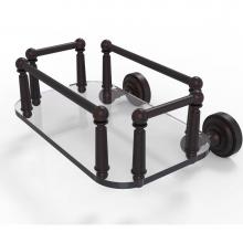 Allied Brass DT-GT-5-VB - Dottingham Collection Wall Mounted Glass Guest Towel Tray