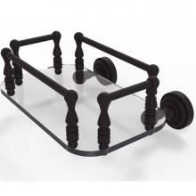 Allied Brass DT-GT-6-ORB - Dottingham Collection Wall Mounted Glass Guest Towel Tray