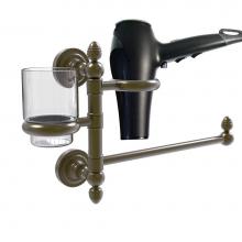 Allied Brass DT-GTBD-1-ABR - Dottingham Collection Hair Dryer Holder and Organizer
