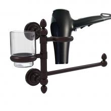 Allied Brass DT-GTBD-1-ABZ - Dottingham Collection Hair Dryer Holder and Organizer