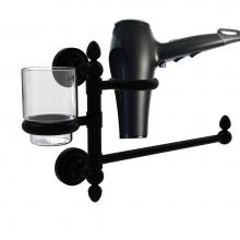 Allied Brass DT-GTBD-1-BKM - Dottingham Collection Hair Dryer Holder and Organizer