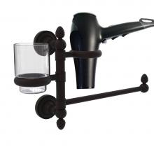Allied Brass DT-GTBD-1-ORB - Dottingham Collection Hair Dryer Holder and Organizer