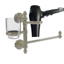 Allied Brass DT-GTBD-1-PNI - Dottingham Collection Hair Dryer Holder and Organizer