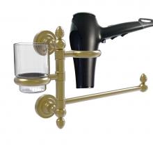 Allied Brass DT-GTBD-1-SBR - Dottingham Collection Hair Dryer Holder and Organizer