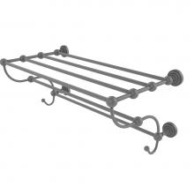 Allied Brass DT-HTL/24-5-GYM - Dottingham Collection 24 Inch Train Rack Towel Shelf