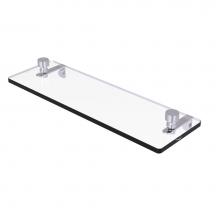 Allied Brass FT-1/16-SCH - Foxtrot 16 Inch Glass Vanity Shelf with Beveled Edges