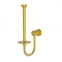 Allied Brass FT-24U-PB - Foxtrot Collection Upright Toilet Tissue Holder