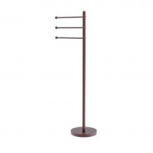 Allied Brass GLT-3-CA - 49 Inch Towel Stand with 3 Pivoting Arms