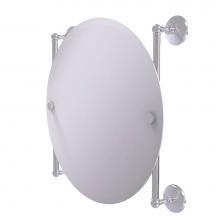 Allied Brass MC-27-90-SCH - Monte Carlo Collection Round Frameless Rail Mounted Mirror