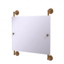 Allied Brass MC-27-93-BBR - Monte Carlo Landscape Rectangular Frameless Rail Mounted Mirror