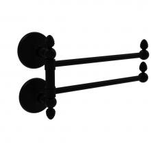 Allied Brass MC-GTB-2-BKM - Monte Carlo Collection 2 Swing Arm Towel Rail