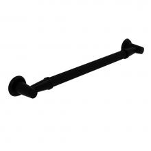 Allied Brass MD-GRR-24-BKM - 24 Inch Reeded Grab Bar