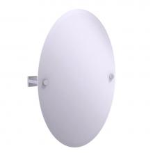 Allied Brass MT-91-SCH - Montero Collection Contemporary Frameless Oval Tilt Mirror with Beveled Edge