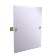Allied Brass MT-92-SBR - Montero Collection Contemporary Frameless Rectangular Tilt Mirror with Beveled Edge