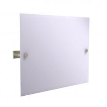 Allied Brass MT-93-PNI - Montero Collection Contemporary Frameless Landscape Rectangular Tilt Mirror with Beveled Edge