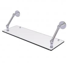 Allied Brass P1000-1-24-PC - Prestige Skyline Collection 24 Inch Floating Glass Shelf