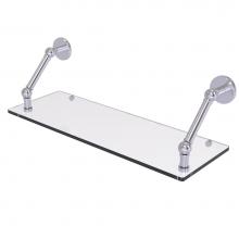 Allied Brass P1000-1-24-SCH - Prestige Skyline Collection 24 Inch Floating Glass Shelf