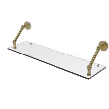 Allied Brass P1000-1-30-UNL - Prestige Skyline Collection 30 Inch Floating Glass Shelf